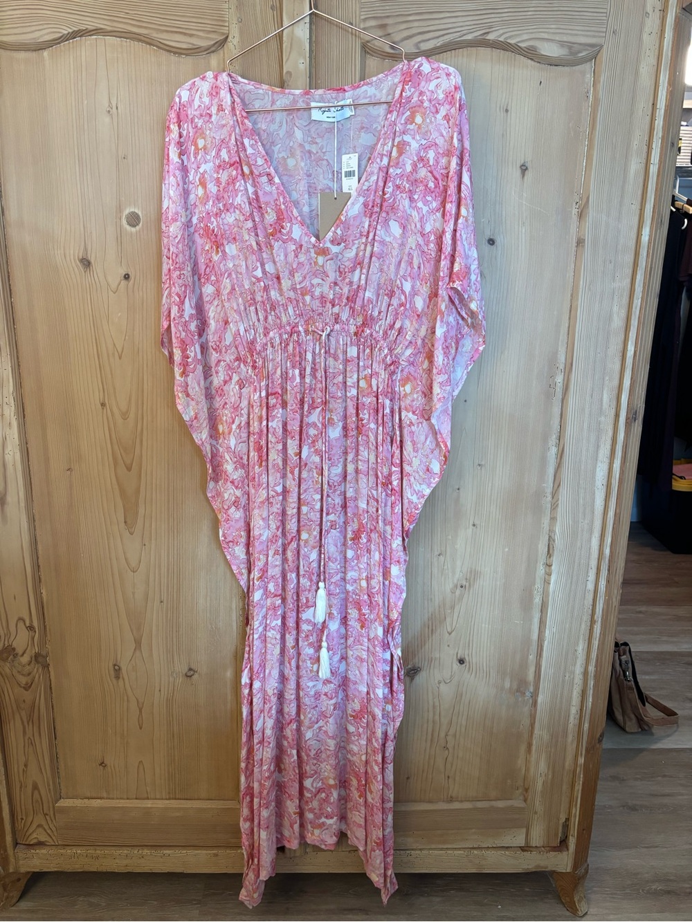 ANTHROPOLOGIE x RUJUTA SHETH Floral Flowy V-Neck Maxi Dress